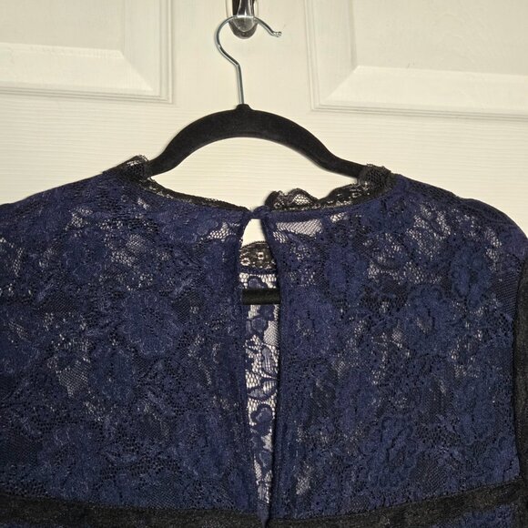 Torrid NEW Navy Lace Midi Dress- Size: 14 (Women’s) - Picture 7 of 9